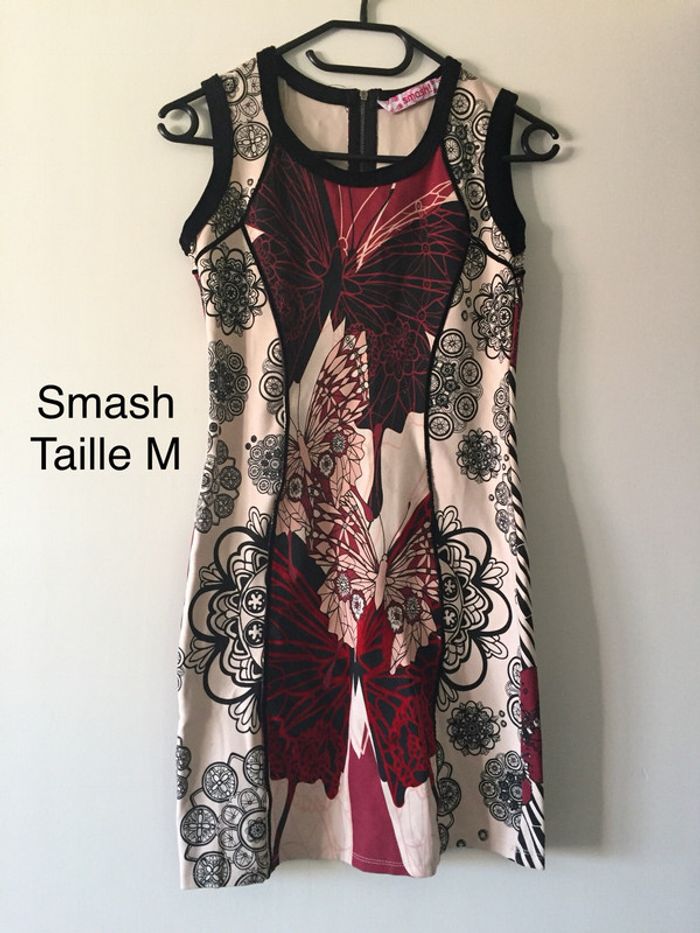 Robe beige/Bordeaux Smash Taille M
