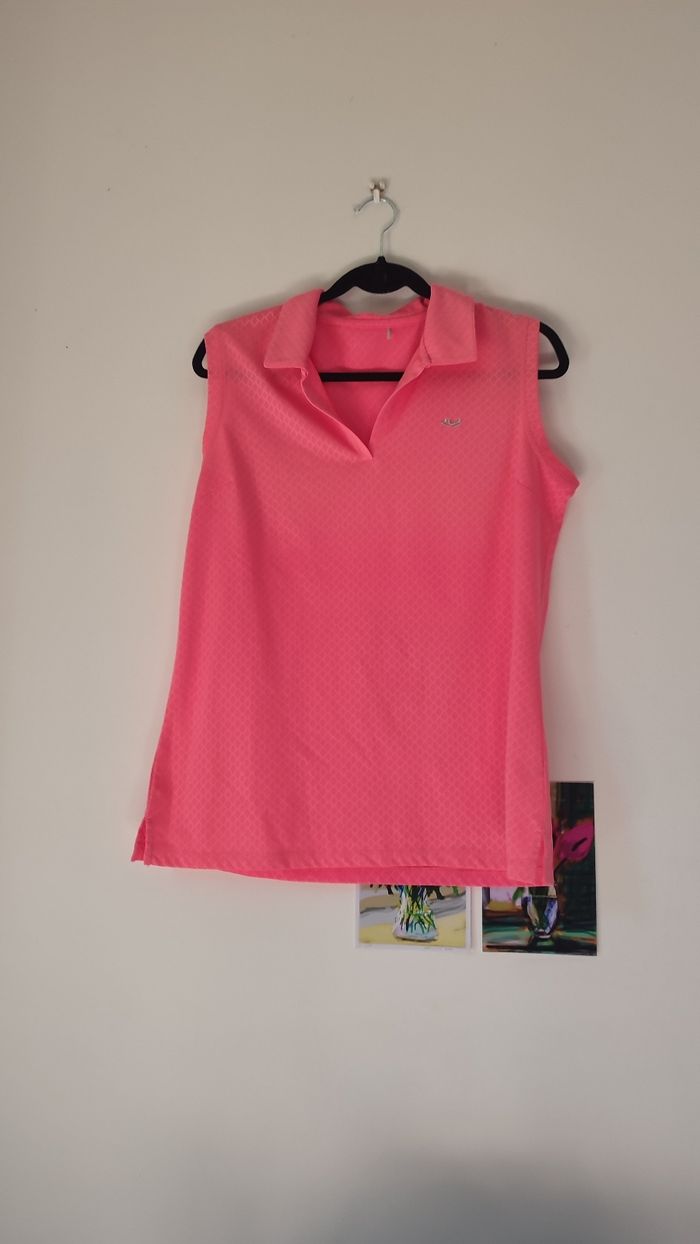 Polo chervò sans manches T42 neuf