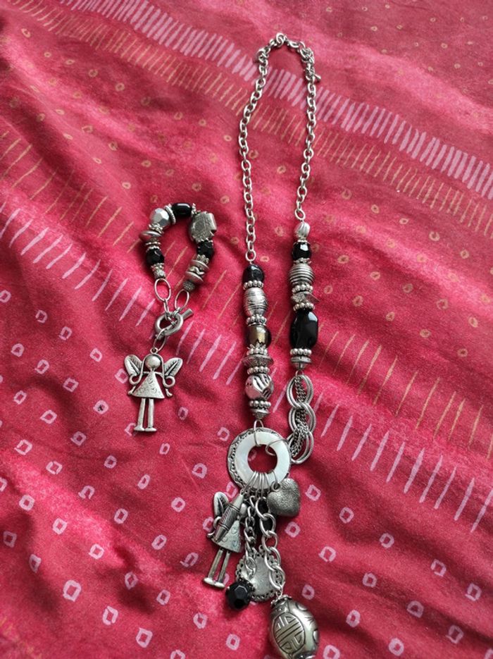 Ensemble collier bracelet - photo numéro 3