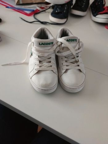 Baskets lacoste blanche 32