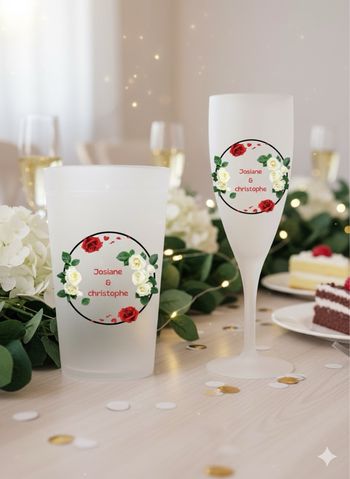 Gobelet , flûte personnalisé