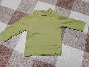 Col roulé 3 mois vert Tex