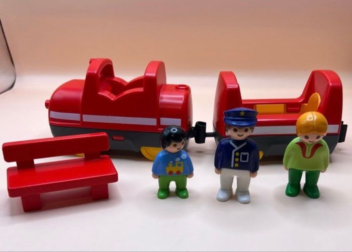 Gare et circuit train playmobil - photo numéro 2