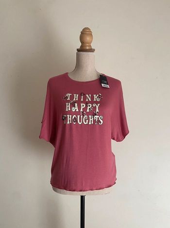 T-shirt imprimé rose