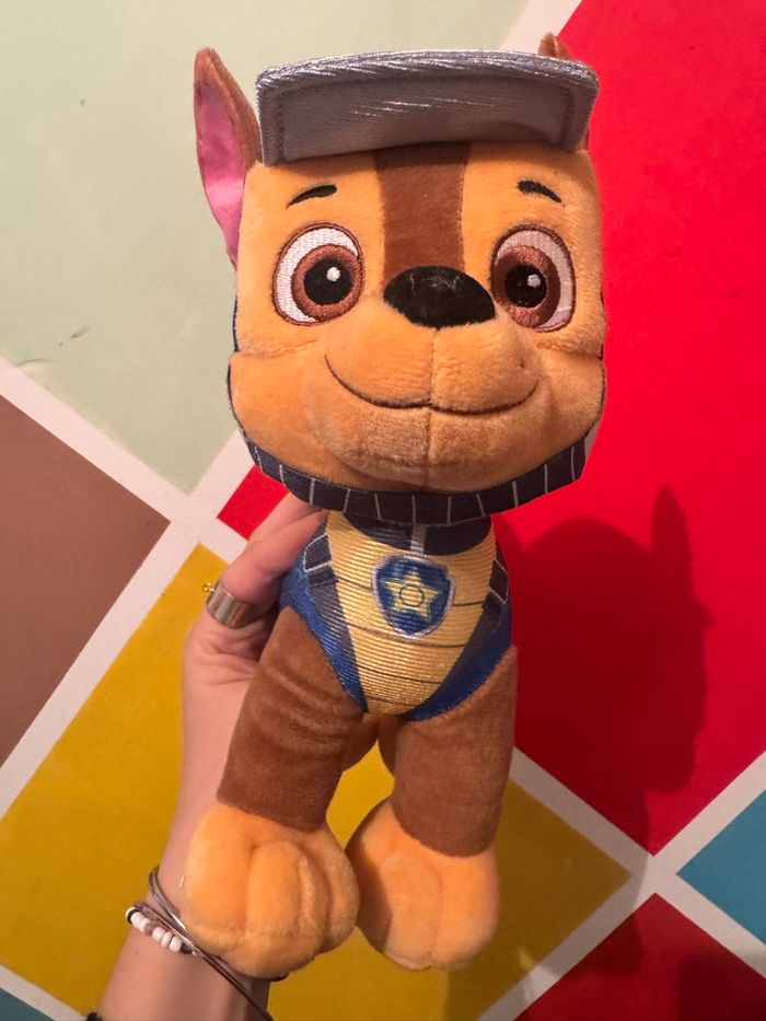 Peluche pat patrouille Chase - photo numéro 2
