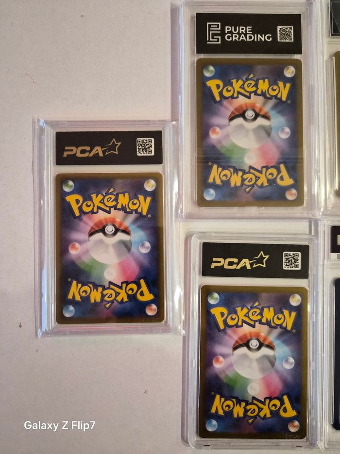 Lot de 7 cartes Pokémon gradées - photo numéro 6