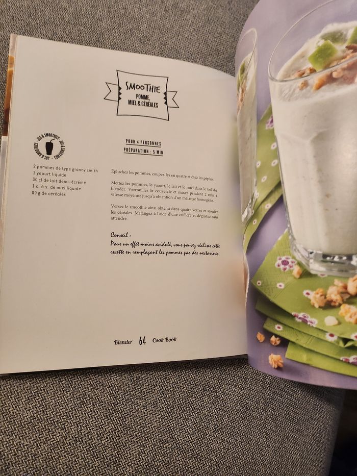 Livre blinder Cook book 100 smoothies cockails&co - photo numéro 5