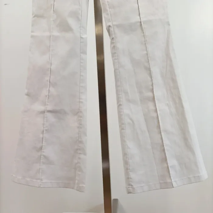 Pantalon blanc Vintage - tribal bas du dos - Blancheporte - taille 40 Couture apparentes A383 - photo numéro 7