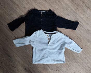 Lot tee shirt manche longue 6 mois