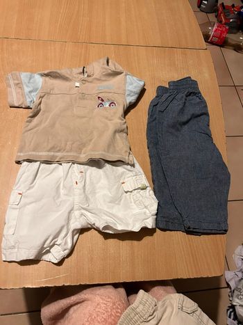 Petit ensemble été tailles 6 mois
