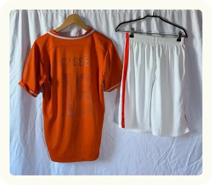 Ensemble maillot et short football Nike Shandong Taishan Chine 2016 N° 18 Cissé Taille M - photo numéro 6