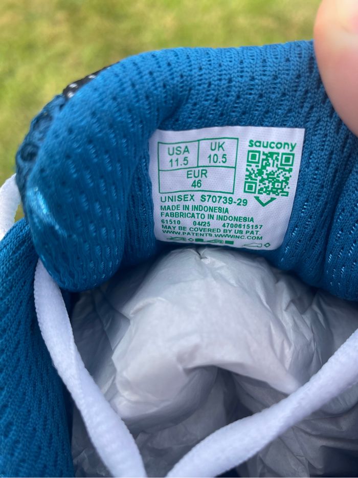 Saucony Progrid Omni 9 Blue / Lime - Homme 46 - photo numéro 6