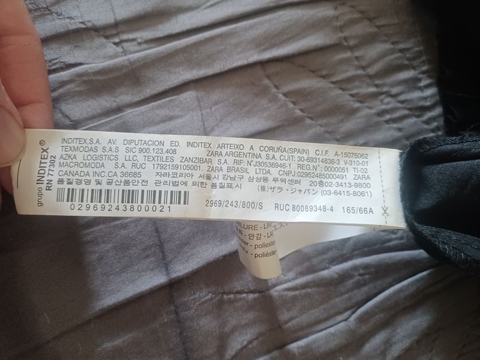 Jupe zara courte élastique faut cuir fluide S doublure short - photo numéro 7