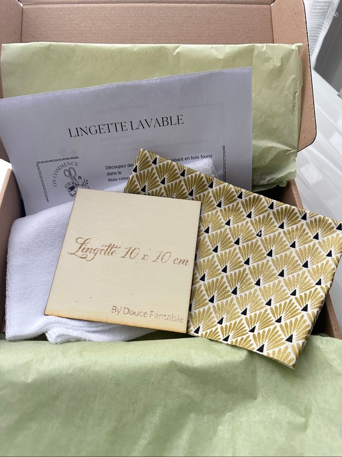 Box couture lingettes lavables