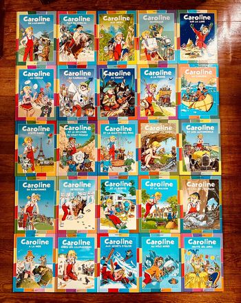 Lot de livres quasi intégrale 25 albums couleurs Caroline Pierre Probst Hachette