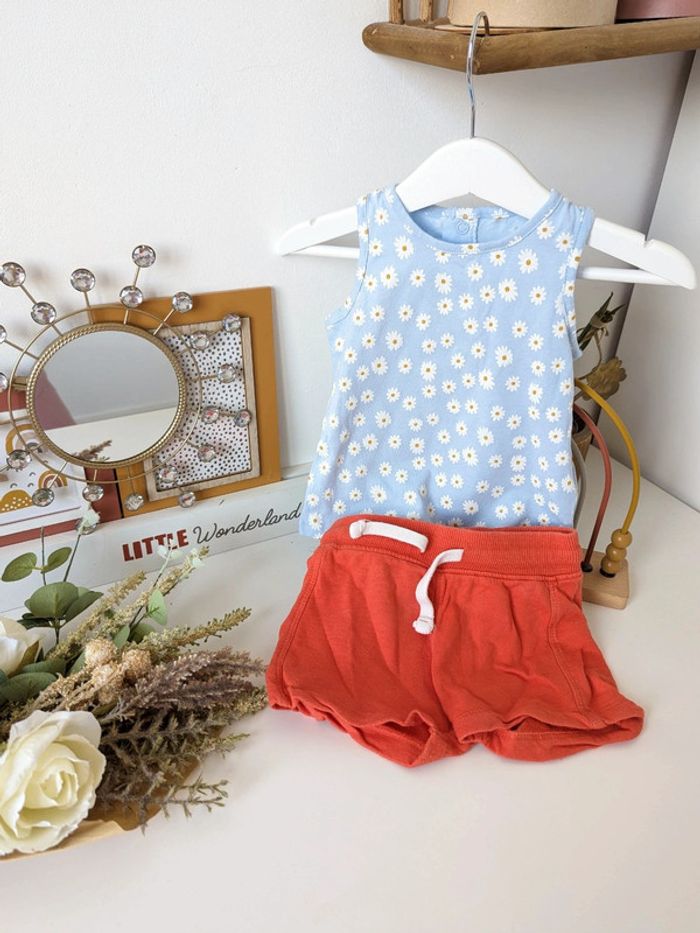 Ensemble haut fleurie la redoute short - photo numéro 2