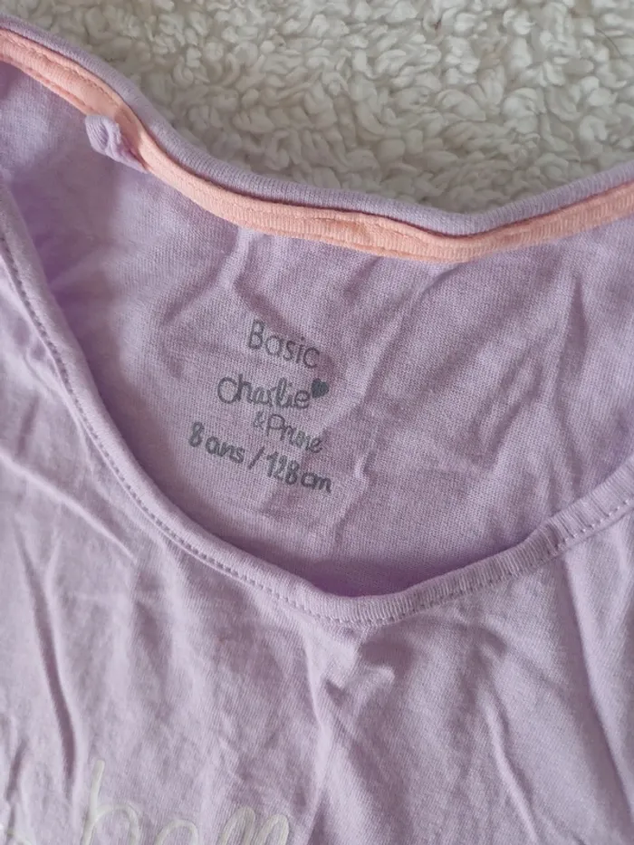 Débardeur lilas hello summer - photo numéro 2