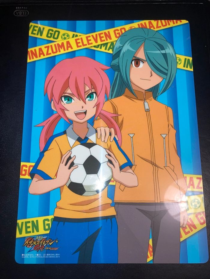 Shitajiki (plaque plastifiée) Inazuma Eleven