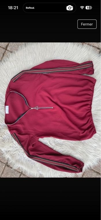 Blouse bordeaux