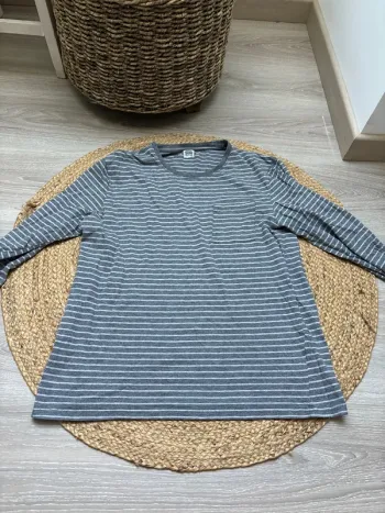 T-shirt manches longues à rayures