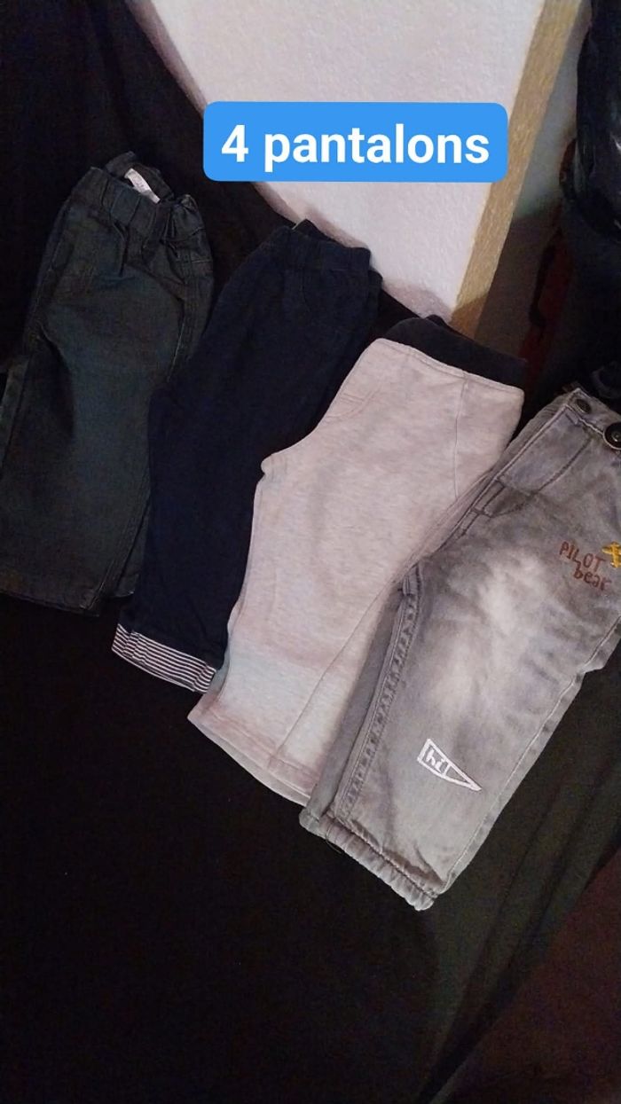 Lot pantalons 12 mois garçon - photo numéro 4