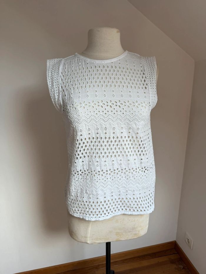 Superbe blouse en dentelle ajourée Morgan 🌸 38 M