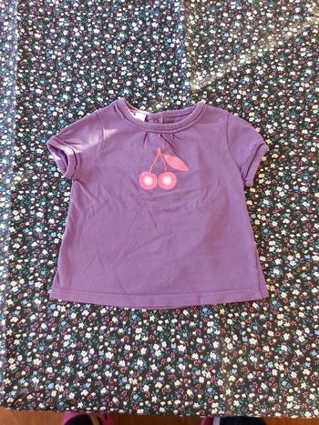 Tee-shirt 18 mois violet
