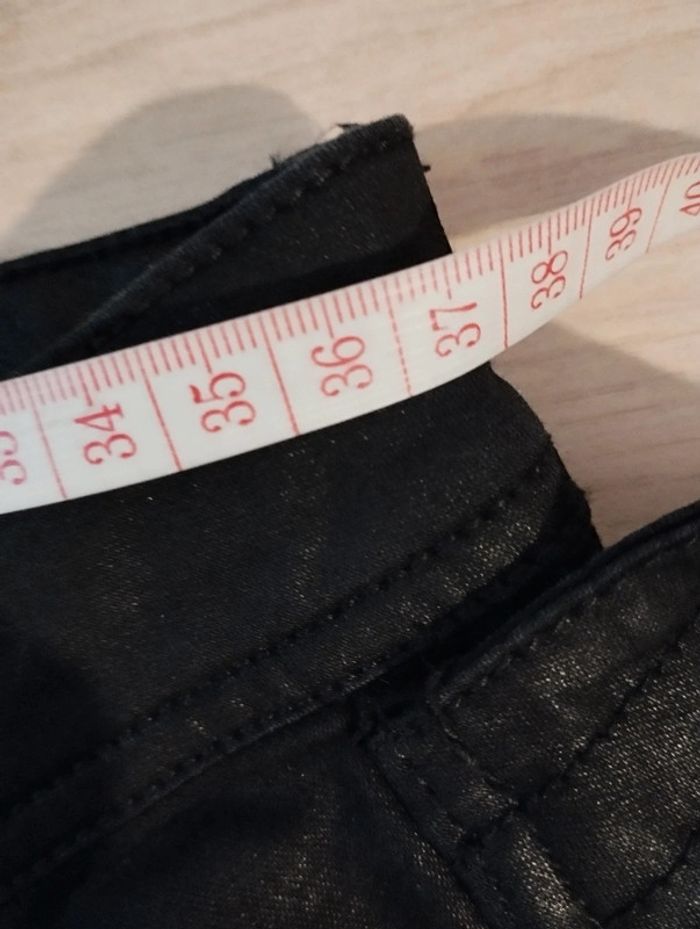Jean effet ciré Comptoir des cotonniers taille 38 - photo numéro 7
