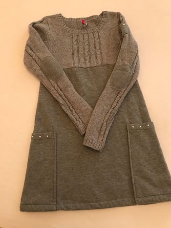 Robe Tricot/Polaire 12 Ans Grise