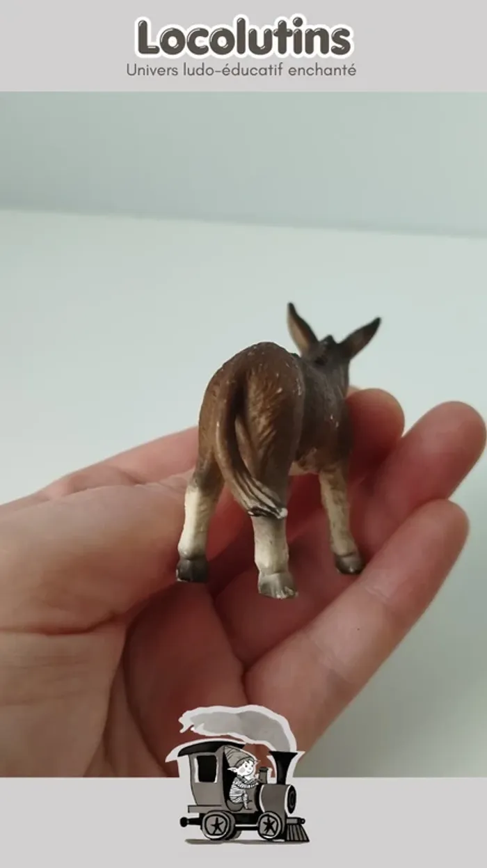 🚂 Figurine de l’ânon Schleich ▪ abs solide - photo numéro 4