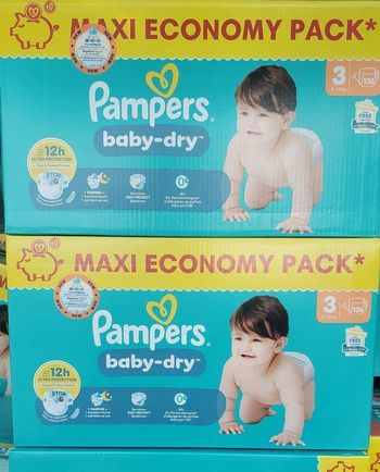 Couches Pampers Taille 3, 272 Couches.