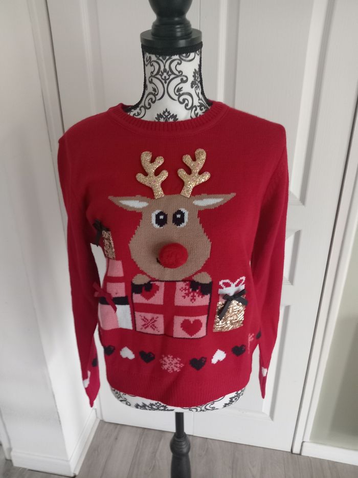 Pull de Noël taille M - photo numéro 2
