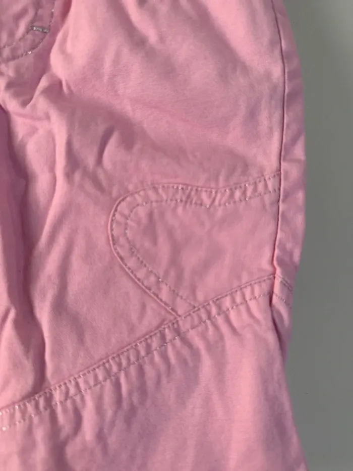 👖pantalon rose épais avec doublure - bébé fille - 6 mois - Tissaia -bon état - photo numéro 3