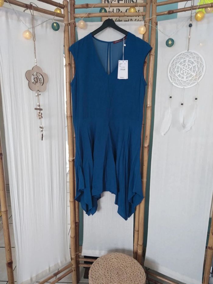 Robe comptoir des cotonniers bleu marine taille 40
