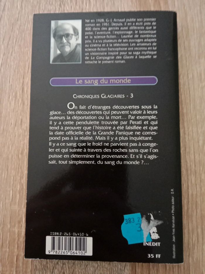 G.-J. Arnaud 🪅 Le sang du monde - photo numéro 2