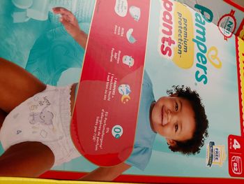 2 pampers maxipack pants premium taille 4 