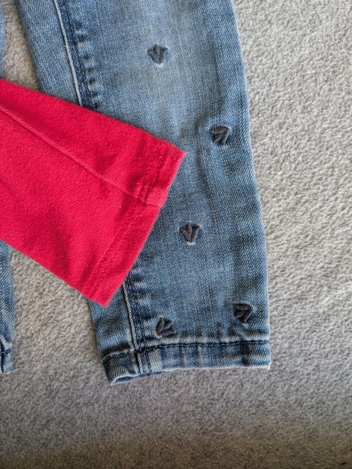 Lot de 2 pantalons bébé fille 18mois - photo numéro 8