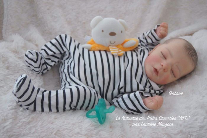 Gabriel poupée bébé Reborn authentique 🩵 - photo numéro 3