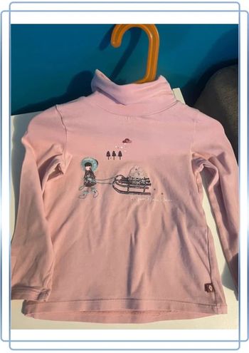 T-shirt col roulé 4 ans sergent Major