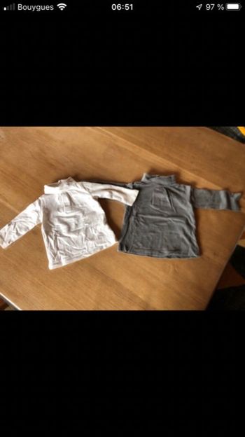 Lot de 2 cols roulés 6mois