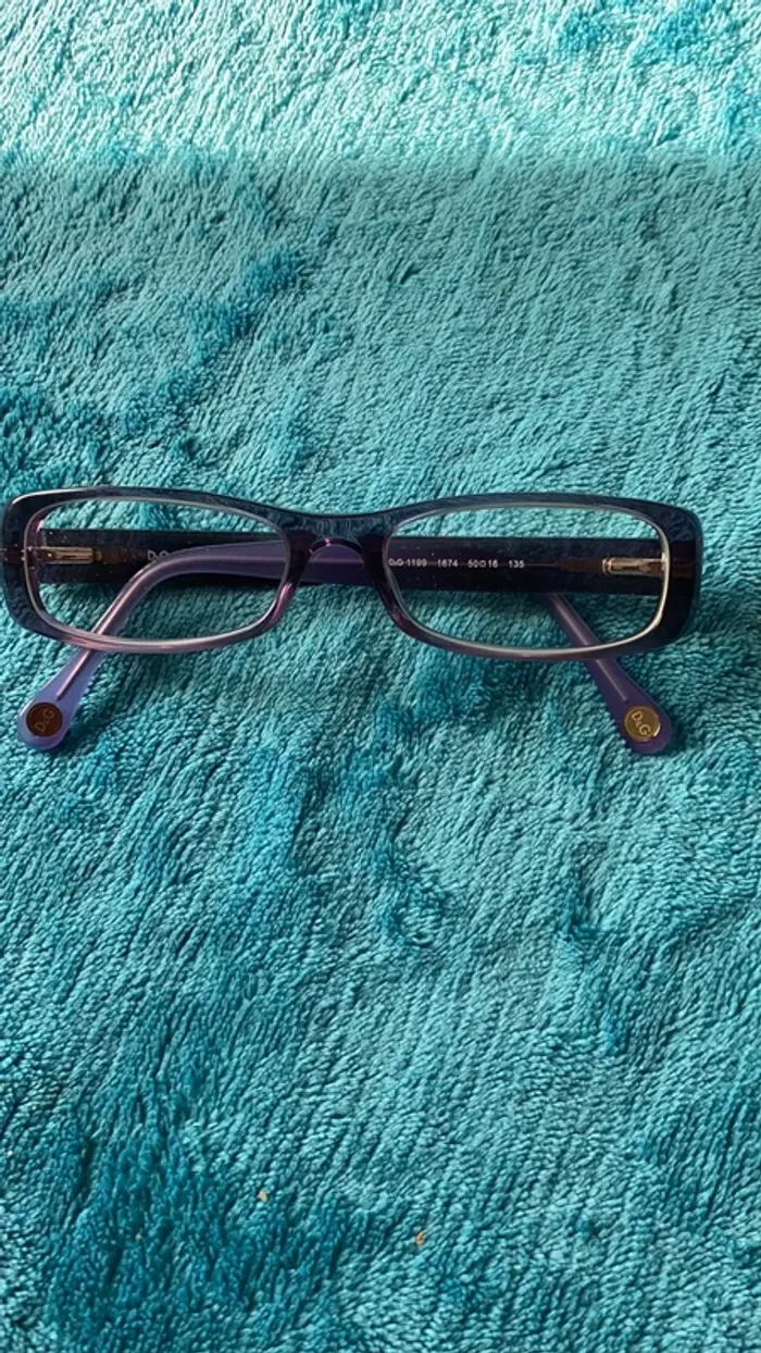 Lunettes dolce & gabana gris foncé violet - photo numéro 3