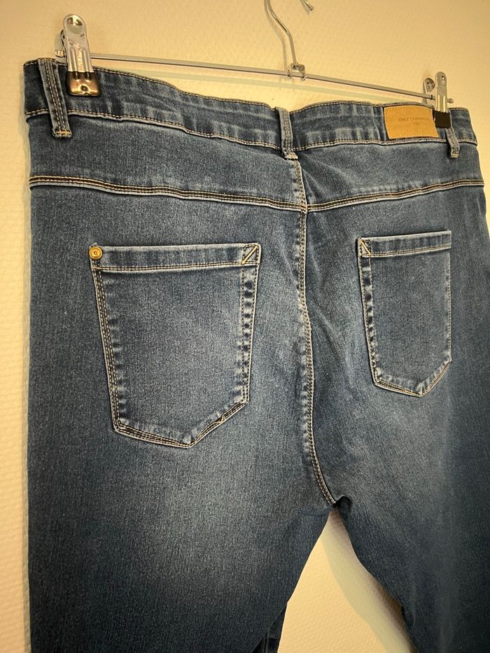 Jean skinny bleu foncé taille 48 Only Carmakoma - photo numéro 9