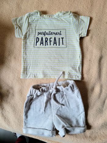 Ensemble été garçon TAO 3 mois