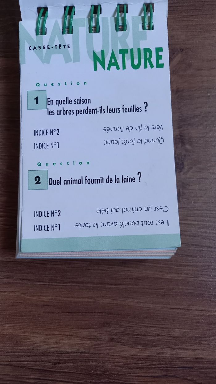 Casse tête. Livret de jeu questions - photo numéro 5