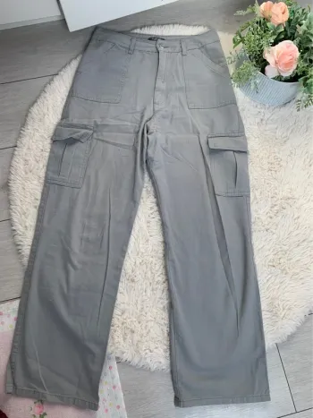 Pantalon gris cargo fille 14/15ans