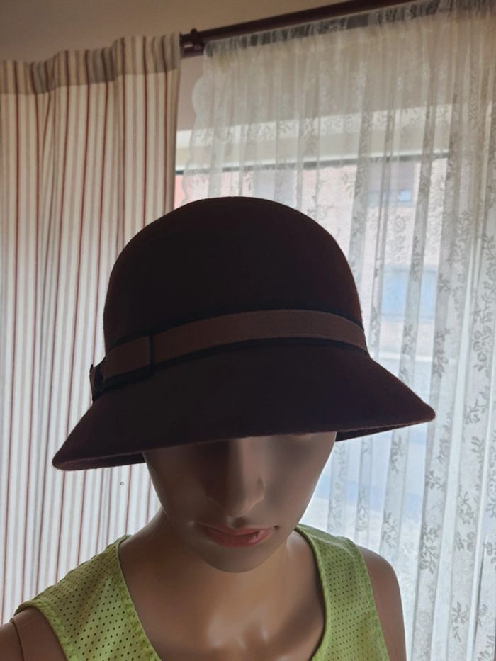 Chapeaux femme marron Veritas en laine 56cm