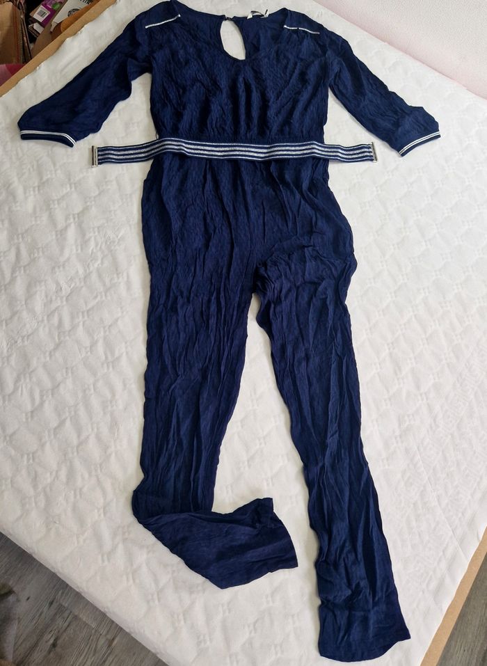 Combinaison manches longues / pantalon , bleu marine , femme , Kaporal , taille S - photo numéro 2