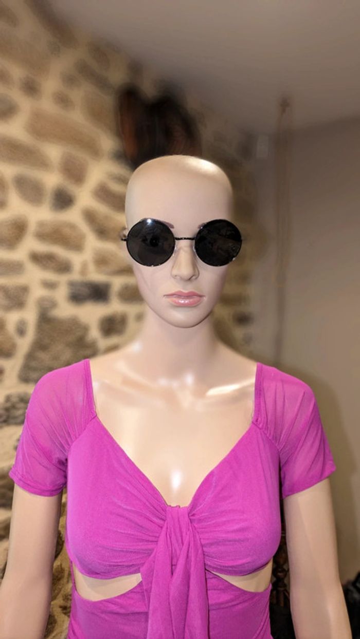 Lunettes de soleil noir shein - photo numéro 4