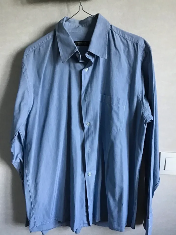 Chemise homme Shilton bleue