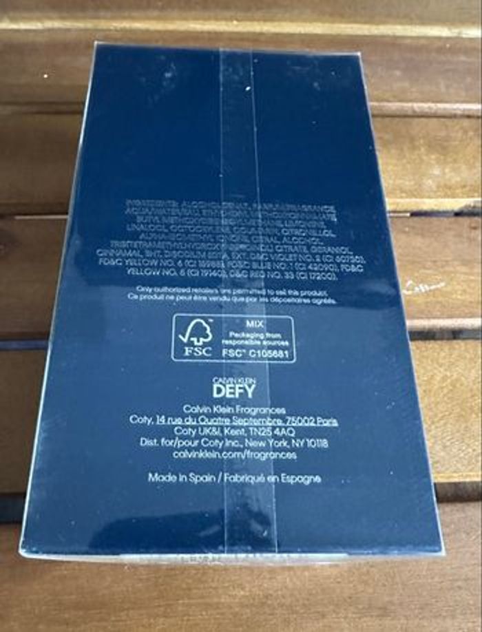 Eau de Parfum Defy de Calvin Klein 200 ml Neuf - photo numéro 2